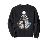 Persian Cats Howling At The Moon Sweatshirt