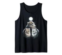 Persian Cats Howling At The Moon Tank Top