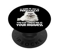 Persian cats T | Cat lover cat Persian cats PopSockets Adhesive PopGrip
