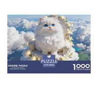 Persian Cats1000 Piece Puzzle Educational Game Cats A Challenging Puzzle Gifts for Women And Men 38x26cm/1000pcs