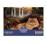 Persian Cats1000 Piece Puzzle Puzzle Games Cats Colourful Puzzle for The Whole Family 38x26cm/1000pcs
