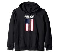 Persian Gulf War Veterans Day Father's Day Grandpa Dad Zip Hoodie