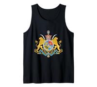 Persian Lion Crest Heritage Royal Style Emblem Tank Top