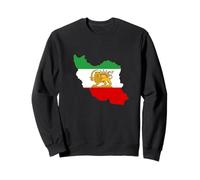 Persian Lion flag, Iran Map, Iranian Heritage Flag ... Sweatshirt
