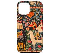 Persian Miniature Garden Folk Art Case for iPhone 12 mini