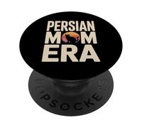 Persian Mom Era Retro Persian Cat Lover Style PopSockets Adhesive PopGrip