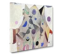 Persian Nightingales by Paul klee Canvas Print | Gallery Wrapped 30mm Frame Wall Art | 20x20 inches | Ready to Hang | Classic Picture | Living Room Bedroom Lounge Office