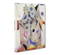 Persian Nightingales By Paul Klee Canvas Print | Gallery Wrapped 30mm Frame Wall Art | 24x16 inches | Ready to Hang | Classic Picture | Living Room Bedroom Lounge Office