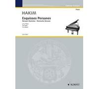 Persian Sketches Naji Hakim Book [Softcover] Piano Schott Music