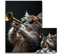 Persian Trumpet 1000Piece Jigsaw Puzzle Impossible Jigsaw Puzzles for Adults Educational Brain Teaser Artistic HomeOffice Decor 14 Age 1000 PCS(75x50cm)