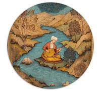 Persians Playing Musical Instruments by The River 1000pcs (67.5x67.5cm) Erwachsenenpuzzle - Erwachsenenpuzzle DIY-Puzzlespielzeug