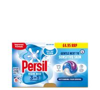 Persil 3-in-1 Non-Bio Laundry Detergent Capsules - 15 Pcs