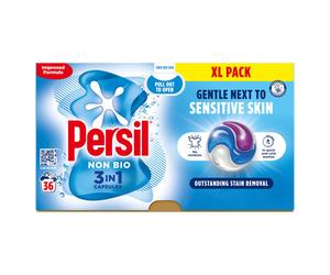Persil 3in1 PODS, Washing Liquid Laundry Detergent Capsules, Non Bio, 36 Washes