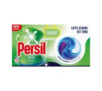 Persil Bio 4-in-1 Laundry Capsules, 15 Washes - Fast-Dissolving, Lifts Stains 1st Time Even in Quick & Cold Washes
