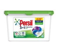Persil Bio 3 in 1 Bio brilliant stain removal Laundry Washing Capsules 100% recyclable tub 15 Wash x Case of 3