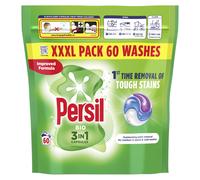 Persil Bio 3 in 1 Washing Capsules 1st time removal of tough stains outstanding stain removal in quick & cold washes 60 washes