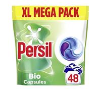 Persil Bio 4-in-1 Laundry Capsules, 48 Washes - Fast-Dissolving, Lifts Stains 1st Time Even in Quick & Cold Washes