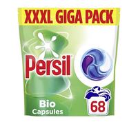 Persil Bio 4-in-1 Laundry Capsules, 68 Washes - Fast-Dissolving, Lifts Stains 1st Time Even in Quick & Cold Washes