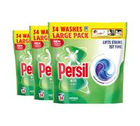 Persil Bio laundry capsules fast-dissolving Washing pods 102 Washes, 3 Pack