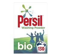 Persil Bio Washing Powder 100% recyclable pack for stain removal first time 130 Wash