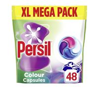 Persil Colour 4-in-1 Laundry Capsules, 48 Washes - Fast-Dissolving, Revives Colours & Smooths Fibres^ Even in Quick & Cold Washes