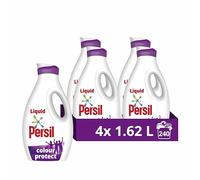 Persil Colour Laundry Washing Liquid Detergent keeps colours bright 100% recyclable bottle 4x 1.62 L (240 washes)