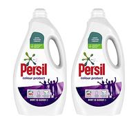 Persil Colour Protect Laundry Washing Liquid Detergent, Plant Based Biodegradable Stain Remover 2.835L, 105 Washes (Buy 2)