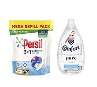Persil & Comfort Non Bio Washing Capsules & Comfort Ultimate Care Fresh Sky Bundle 58 Wash