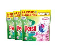 Persil Laundry Capsules Ultimate Touch of Comfort 132 Washes 3 Pack - Washing Pods with Comfort Inspired Fragrance & Powerful Cleaning Performance