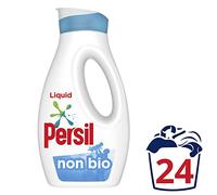 Persil Non Bio 100% recyclable bottle Laundry Washing Liquid Detergent tough on stains, gentle next to sensitive skin 24 Wash 648 ml