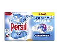 Persil 3 in 1 Non Bio Washing Capsules Gentle to Sensitive Skin 40 Washes - Buy 4 / 28cm / 18cm