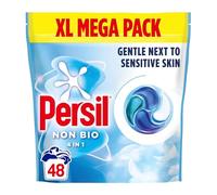 Persil Non Bio 4 in 1 fast-dissolving laundry capsules, gentle next to sensitive skin while leaving laundry fresh even in quick & cold washes 48 washes