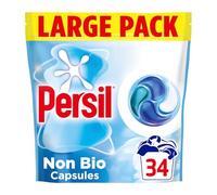 Persil Non Bio 4 in 1 fast-dissolving laundry capsules, gentle next to sensitive skin while leaving laundry fresh even in quick & cold washes 34 washes
