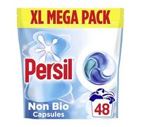 Persil Non Bio 4-in-1 Laundry Capsules, 48 Washes - Fast-Dissolving, Gentle Next to Sensitive Skin, Lifts Stains 1st Time Even in Quick & Cold Washes