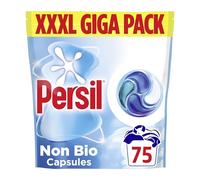 Persil Non Bio 4-in-1 Laundry Capsules, 75 Washes - Fast-Dissolving, Gentle Next to Sensitive Skin, Lifts Stains 1st Time Even in Quick & Cold Washes