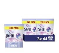 Persil Non-Bio Laundry Capsules Heaven Scent, Hypoallergenic, Fast-Dissolving, Removes Stains, Gentle for Sensitive Skin, Cold Water Suitable, 3 × 44 Washes (132 Total)