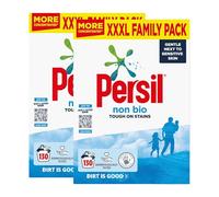 Persil Non Bio Washing detergent powder 130 Wash, tough on Stain washing powder more concentrated, XXXL Family Pack Laundry detergent, Gentle to sensitive skin washing machine powder, 6.5Kg (2)