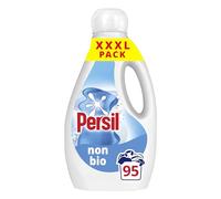 Persil Non Bio Laundry Washing Liquid Detergent outstanding stain removal in quick & cold washes tough on stains, gentle next to sensitive skin 95 washes (2.565 L)