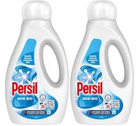Persil Non Bio Laundry Washing Liquid Detergent outstanding stain removal in quick & cold washes tough on stains, gentle next to sensitive skin 35 washes (945 ml) (Pack of 2)