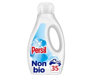 Persil Non Bio Laundry Washing Liquid Detergent outstanding stain removal in quick & cold washes tough on stains, gentle next to sensitive skin 35 washes (945 ml)