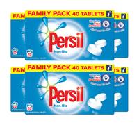Persil Non-Bio Washing Detergent 40 Tablets, 6 Packs of 20 Washes