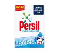Persil Non Bio Washing Powder 100% recyclable pack for stain removal that's gentle next to sensitive skin 1.05 kg (21 washes) (Package may vary)