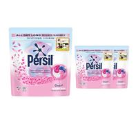 Persil Pure Heaven Scent Pearls Bio Laundry Detergent Capsules, 19 Washes Each, Gentle on Skin, Powerful Stain Removal, Long-Lasting Fresh Fragrance, 3 Pack Family Value Cleaning Pods