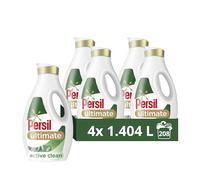 Persil Ultimate Active Clean Laundry Washing Liquid Detergent fights odours and stains for 14 days of freshness 4x 1.404 L (208 washes)