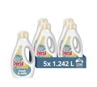 Persil Ultimate Fresh & Mild Liquid Detergent our toughest non bio on stains* for sensitive skin 1.242 L (46 washes) - Multipack of 5