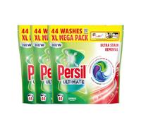 Persil Ultimate Laundry Capsules Ultra Stain Removal 132 Washes 3 Pack - Bio Washing Pods for Deep Cleaning, Tough Stain Removal & Long Lasting Freshness