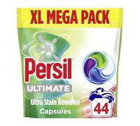 Persil Ultimate Laundry Capsules, Ultra Stain Removal, 44 Washes - Powerfully Lift Dried-in Stains 1st Time and Leaves Laundry Fresh with 4-Action Nano-Power Technology