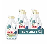 Persil Ultimate Non Bio Aloe Vera Laundry Washing Liquid Detergent our toughest non bio on stains for sensitive skin 4x 1.404 L (208 washes)