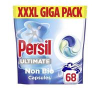 Persil Ultimate Non Bio Laundry Capsules Ultra Stain Removal, 68 Washes - Gentle Next to Sensitive Skin and Leaves Laundry Fresh with 4-Action Nano-Sense Technology