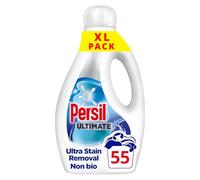 Persil Ultimate Non Bio Laundry Detergent Washing Liquid Ultra Stain Removal, 55 Washes - Outstanding Stain Removal, Dermatologically Tested, Gentle Next to Sensitive Skin 1.485 L